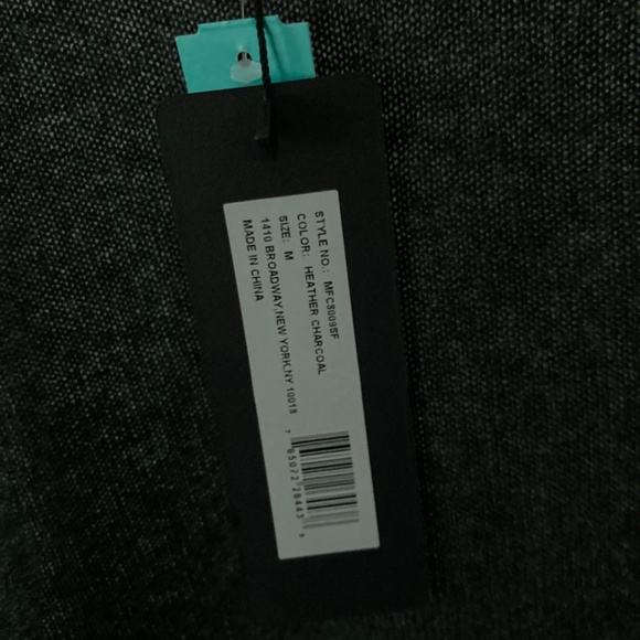 Lusso Heather Charcoal Duster Cardigan Cashmere Size M - Picture 4 of 10